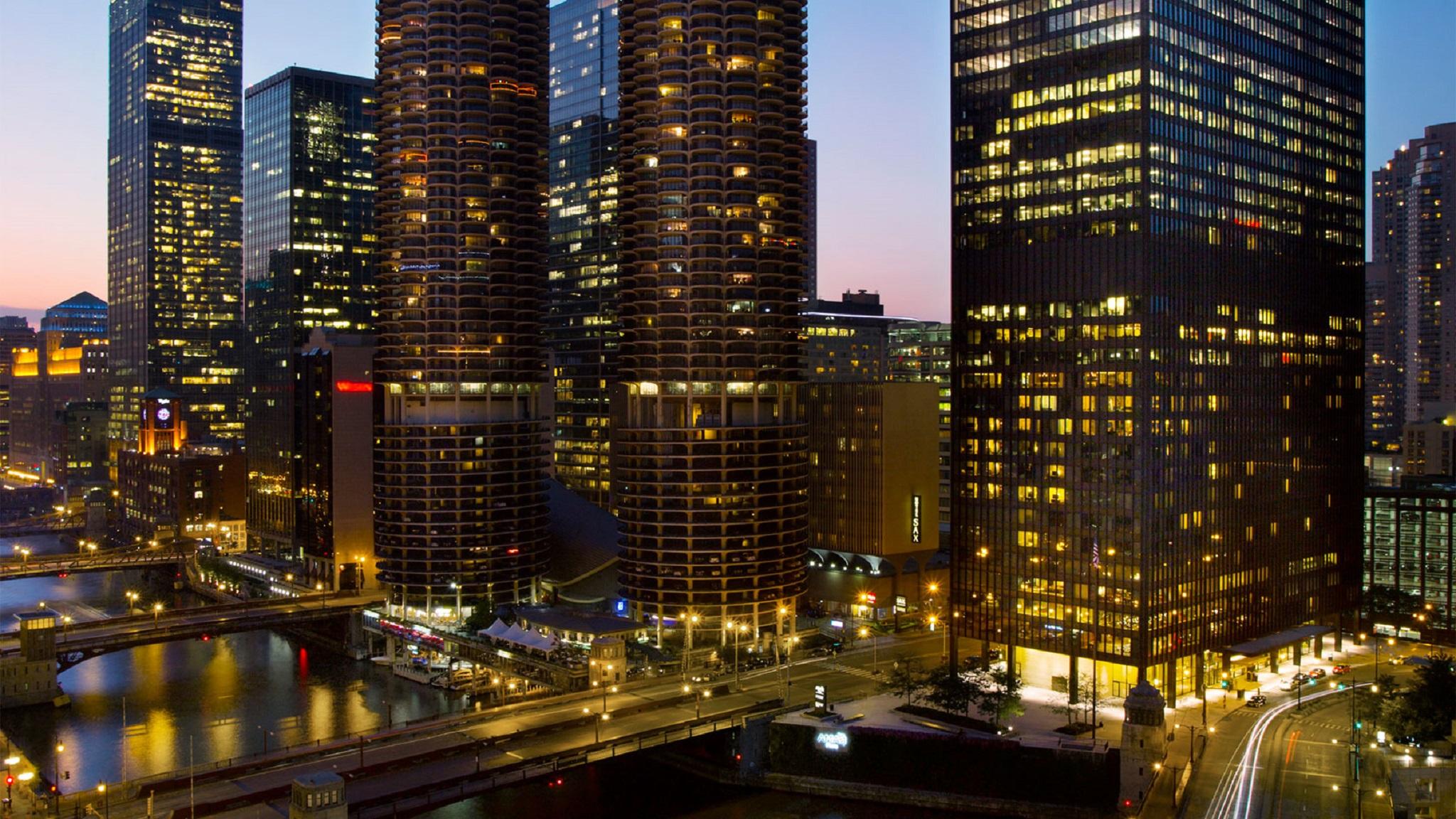 The Langham Chicago Hotel Exterior foto